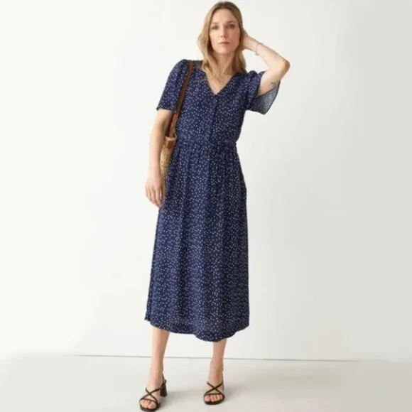 midi deep v neck dress Wholesale MOQ6 Full Size Slit V-Neck Sleeveless Midi Dress